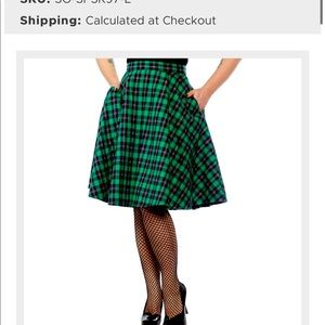 Sourpuss Bonnie skirt NWT XL Pinup Girl